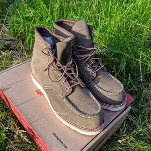 6-inch Moc Toe Loden Abilene Roughout Leather